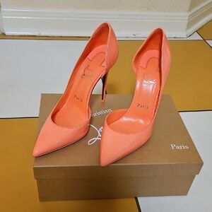 Christian Louboutin Peach Heels